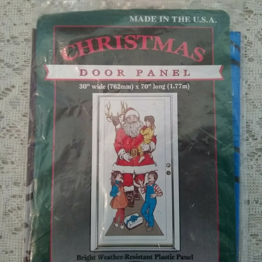 Santa Claus Christmas Door Panel Decoration